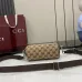 Gucci canvas mini cylinder bag in beige and brown GG canvas size:17.5×8×cm #B53489
