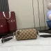 Gucci canvas mini cylinder bag in beige and brown GG canvas size:17.5×8×cm #B53489