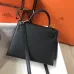 Hermes handbag Black #B42812