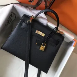 Hermes handbag Black #B42812