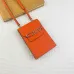 Hermes  Fashion new style card bag and wallets  and phone bag sliver logo 18*12*3cm  #999934606