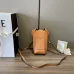 LOEWE Elephant Pocket Shoulder Bag Leather Brown size:19×8×4cm #B54048