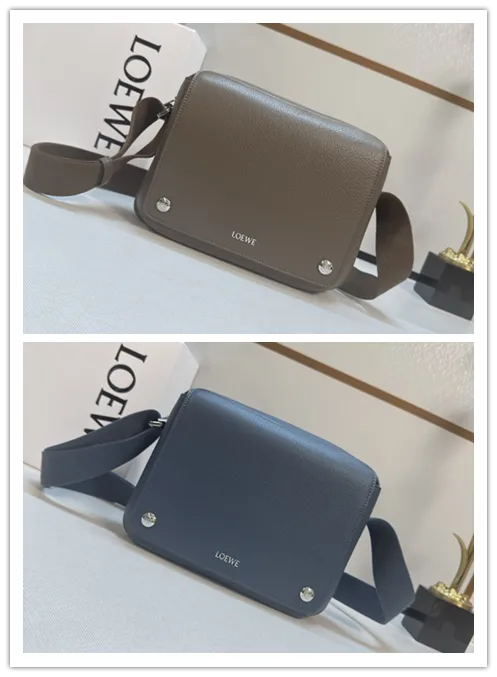 LOEWE Small Leather Pebble Messenger Bag size:23×18×9cm #B54020