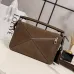 Loewe Featherlight Puzzle Suede Leather Bag 24x10.5x16CM #B63855