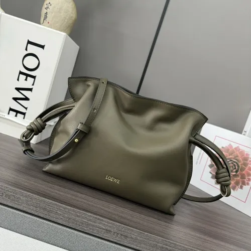 Loewe Flamenco Nappa Leather Drawstring Bag 23x18x9cm #B63853