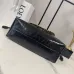 Loewe Flamenco Purse Croc-Effect Leather Shoulder Bag, 30 x 10.5 x 20 cm #B63225