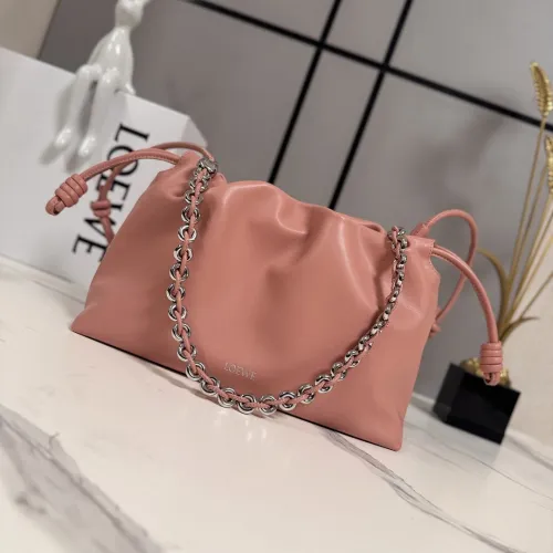 Loewe Flamenco Purse Nappa Leather Shoulder Bag, 30 x 10.5 x 20 cm #B63224