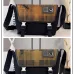 Loewe Flex Messenger Bag (822513) - Medium Size, Plaid Canvas & Suede, Anagram Logo, Adjustable Strap #B59971