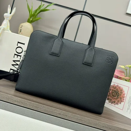 Loewe Goya Leather Briefcase Laptop Bag 38x27x8CM #B63842