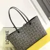 Loewe Large East West Tote Bag in Anagram Jacquard & Leather, 37 x 16 x 25 cm #B63223