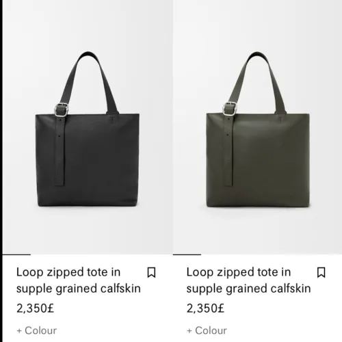 Loewe Loop Leather Tote Bag 35x35x10cm #B63840
