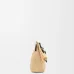 Loewe Medium Ola Raffia & Leather Shoulder Bag, 26 x 13 x 18 cm #B63221
