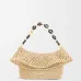 Loewe Medium Ola Raffia & Leather Shoulder Bag, 26 x 13 x 18 cm #B63221