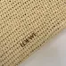 Loewe Medium Ola Raffia & Leather Shoulder Bag, 26 x 13 x 18 cm #B63221