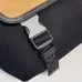 Loewe Men's Messenger Bag - Black Canvas & Tan Suede, Signature Anagram Logo, Versatile Crossbody for Urban Style #B56712