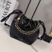 Loewe Mini Flamenco Purse Crocodile-Effect Bucket Bag, 23 x 17 x 5.5 cm #B63222