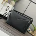 Loewe Puzzle Bag - Black Grained Leather, Geometric Design, Top Handle & Adjustable Strap, Luxury Shoulder Bag for Women #B56862