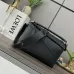 Loewe Puzzle Bag - Black Grained Leather, Geometric Design, Top Handle & Adjustable Strap, Luxury Shoulder Bag for Women #B56862