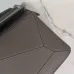 Loewe Puzzle Bag - Olive Green Grained Leather, Geometric Design, Top Handle & Adjustable Strap, Luxury Shoulder Bag for Women #B56851