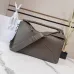 Loewe Puzzle Bag - Olive Green Grained Leather, Geometric Design, Top Handle & Adjustable Strap, Luxury Shoulder Bag for Women #B56851