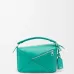 Loewe Puzzle Mini Bag - Turquoise Leather, Geometric Design, Top Handle, Luxury Handbag for Women with Brand Tag #B56860