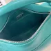 Loewe Puzzle Mini Bag - Turquoise Leather, Geometric Design, Top Handle, Luxury Handbag for Women with Brand Tag #B56860