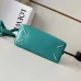 Loewe Puzzle Mini Bag - Turquoise Leather, Geometric Design, Top Handle, Luxury Handbag for Women with Brand Tag #B56860
