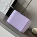 Loewe Women's Crossbody Bag - Lavender Leather, Unique Zipper Design & Adjustable Strap, Stylish Luxury Shoulder Bag with Brand Aesthetic #B56837