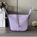 Loewe Women's Crossbody Bag - Lavender Leather, Unique Zipper Design & Adjustable Strap, Stylish Luxury Shoulder Bag with Brand Aesthetic #B56837