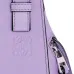 Loewe Women's Crossbody Bag - Lavender Leather, Unique Zipper Design & Adjustable Strap, Stylish Luxury Shoulder Bag with Brand Aesthetic #B56837