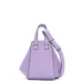 Loewe Women's Crossbody Bag - Lavender Leather, Unique Zipper Design & Adjustable Strap, Stylish Luxury Shoulder Bag with Brand Aesthetic #B56837