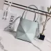 Loewe Women's Mini Bucket Bag - Light Blue Leather with Penguin Embroidery, Convertible Handle & Crossbody Strap, Playful Luxury Handbag with Anagram Logo #B56831
