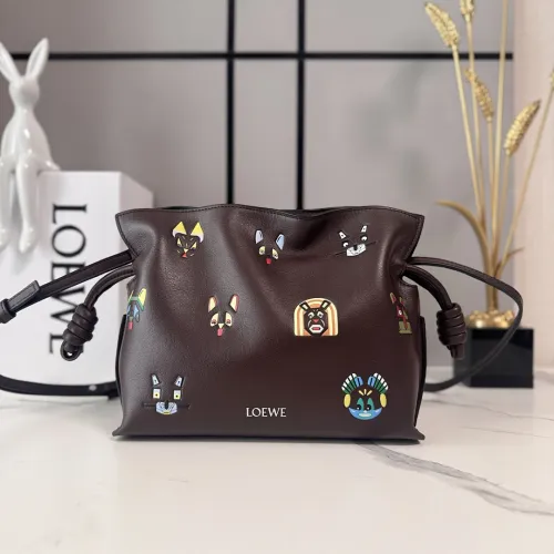 Loewe x Louis Wain Flamenco Nappa Leather Bag 23x18x9cm #B63857