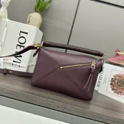 Small Puzzle bag in smooth calfskin Red - LOEWE #B50870