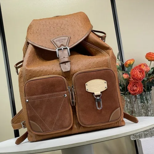 LV M89112 Montsouris Cargo Backpack, Top Quality, 40x17x34cm #B61846