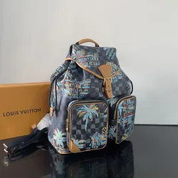 Louis Vuitton Backpack MONTSOURIS CARGO Damier Palm Trees ww size:34×40×17cm #B53316