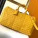 Louis Vuitton Yellow Monogram Coated Canvas Keepall Bandouliere 50 Aged Gold Hardware for Sale #B44601