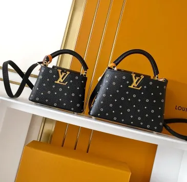 LV Capucines BB Monogram Leather Crossbody Bag #B65065