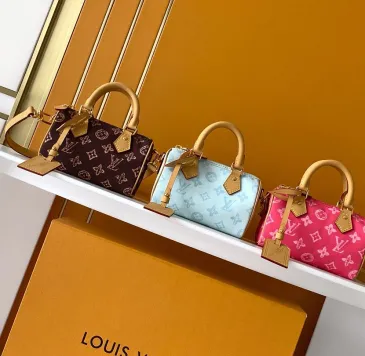 LV Monogram Nano Speedy Mini Bag M27610 L16xH10xD7.5cm #B67233