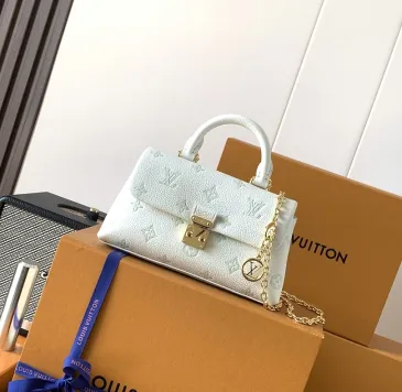 LV Nano Madeleine Monogram Leather Chain Bag 21×12.5×6cm #B65055