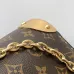 LV Original M27216 Trunk Alma PM Handbag | Monogram Canvas Leather Trim Top Handle Bag #B60237