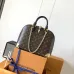 LV Original M27216 Trunk Alma PM Handbag | Monogram Canvas Leather Trim Top Handle Bag #B60237