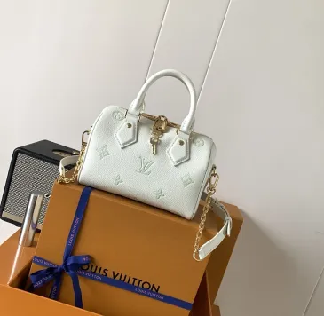 LV Speedy 20 Monogram Leather Crossbody Bag 20.5×13.5×12cm #B65060