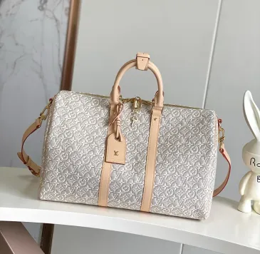 LV White CarryAll 45 Tote M45 L45xH27xD20cm #B67225