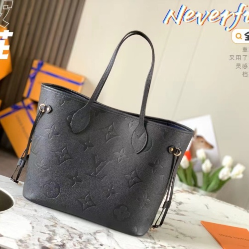Louis Vuitton AAA Bag Neverfull Empreinte MM Black #B35382