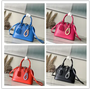 Brand L Epi Leather Rainbow Alma BB Mini Handbag M28902 #B66573 Brand L Epi Leather Rainbow Alma BB Mini Handbag M28902 #B66573