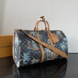 Louis Vuitton Handbags Keepall Bandoulière 50 Damier Other size:50×29×23cm #B53848