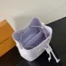 Louis Vuitton Lilac Empreinte Leather Bucket Bag With Braided Chain Handle And Adjustable Strap size:20×20×13cm #B54274