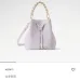 Louis Vuitton Lilac Empreinte Leather Bucket Bag With Braided Chain Handle And Adjustable Strap size:20×20×13cm #B54274