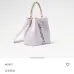 Louis Vuitton Lilac Empreinte Leather Bucket Bag With Braided Chain Handle And Adjustable Strap size:20×20×13cm #B54274